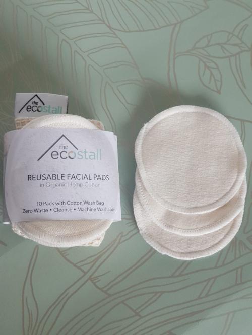 Reusable Facial Pads in Organic Hemp Cotton - image 1