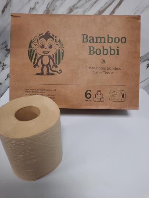 Bamboo Bobbi Toilet Rolls 6 Pack image 1