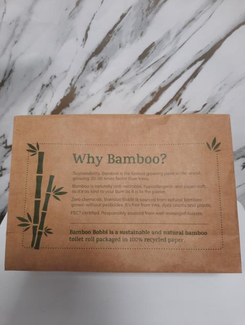 Bamboo Bobbi Toilet Rolls 6 Pack image 2