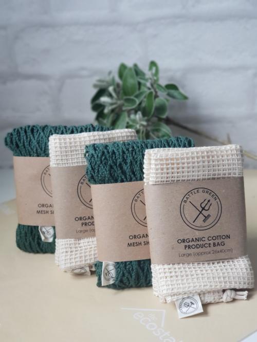 Organic Cotton Mesh Shopping Bag image 4